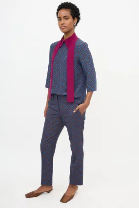 2014 Wool Check Trouser