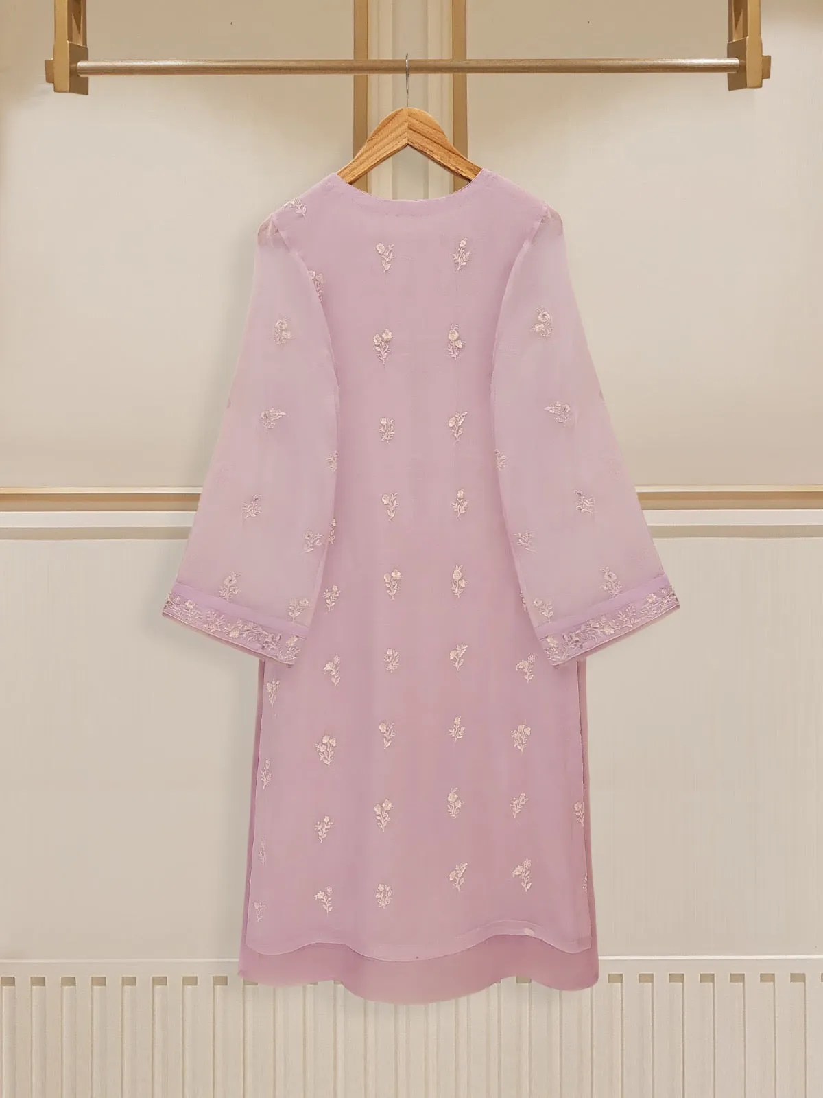 3 Piece - Embroidered Chiffon Suit S109611