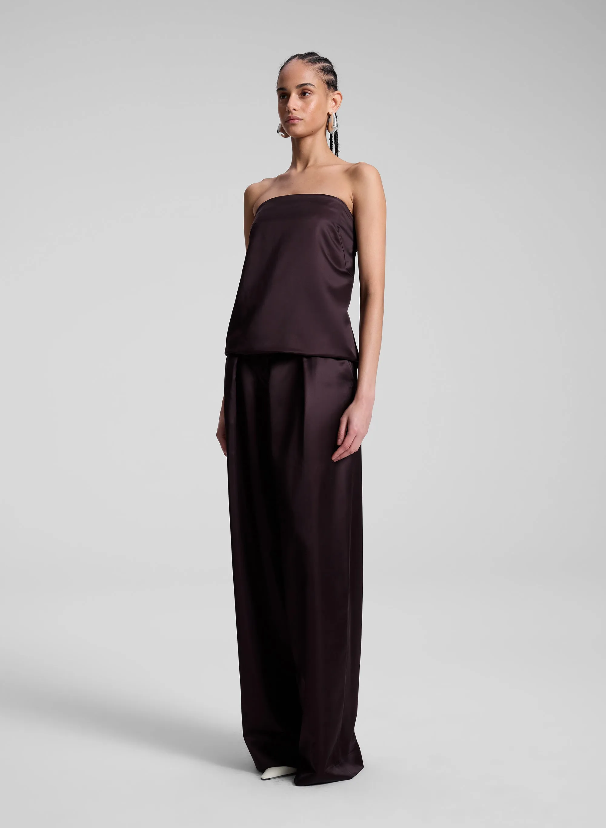 Ani Strapless Satin Top