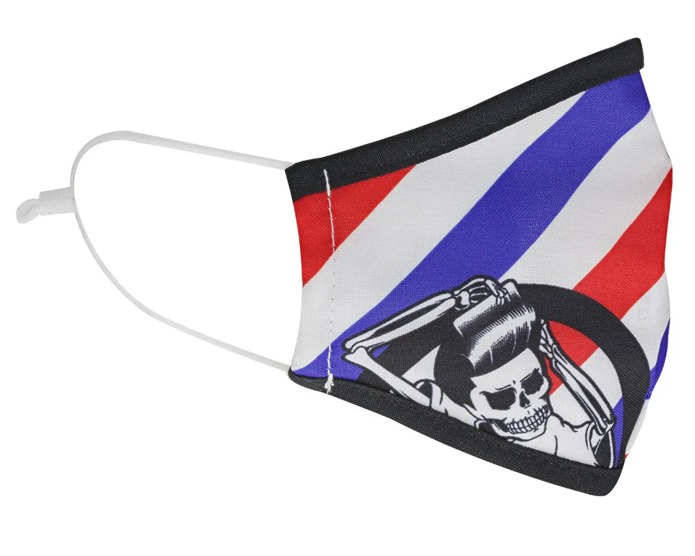 Barber Pole Face Mask