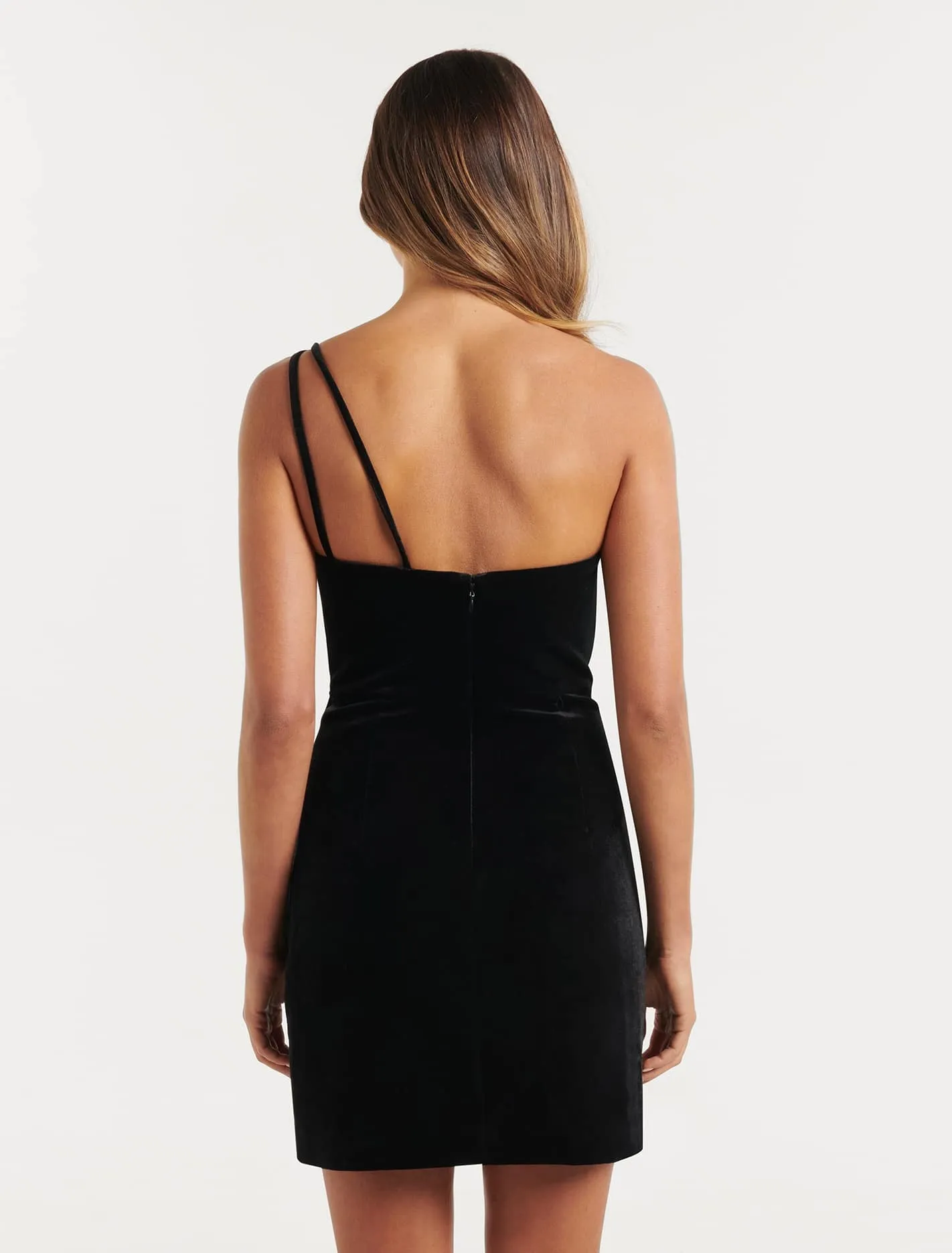 Bonnie Velvet Bow Mini Dress