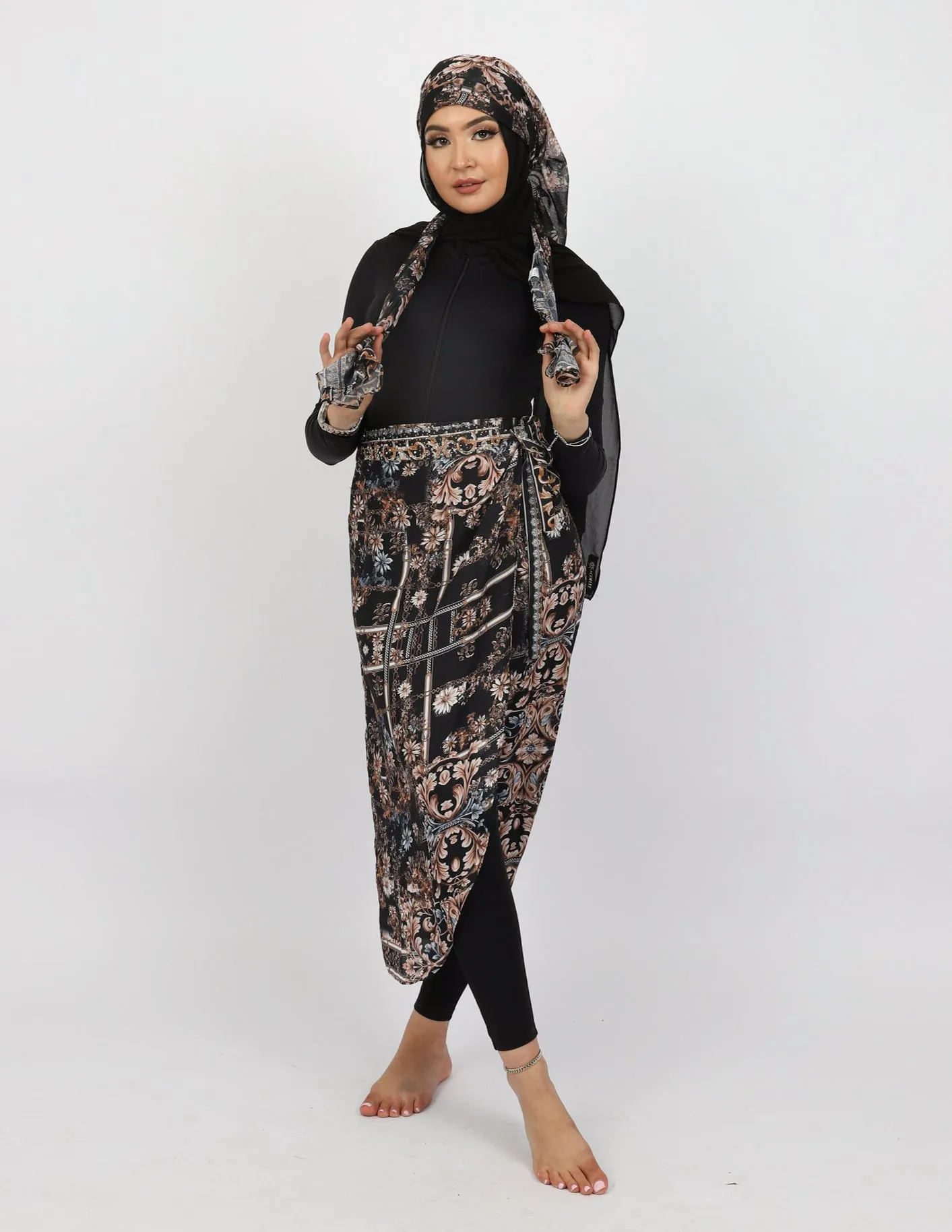Chain Reaction Beaded Sarong