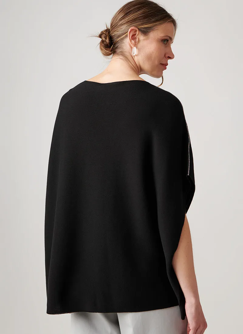 Diamanté Cape Sweater