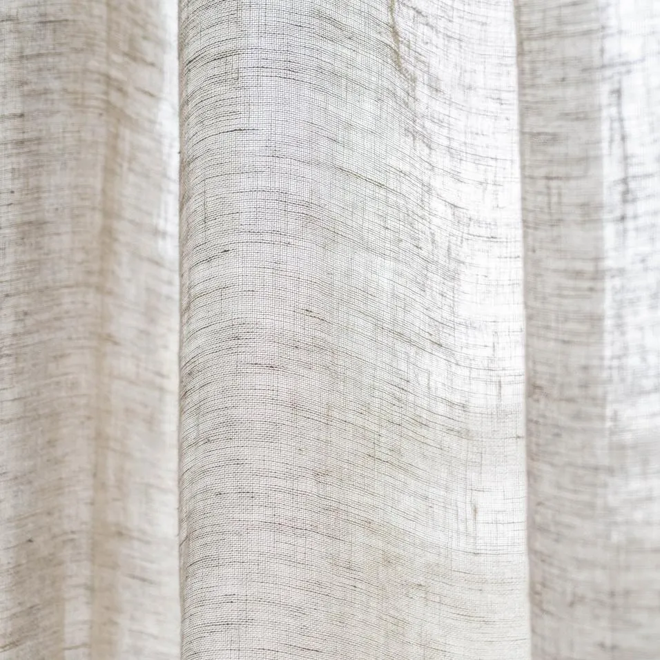 Oatmeal Linen Curtains (Pair)