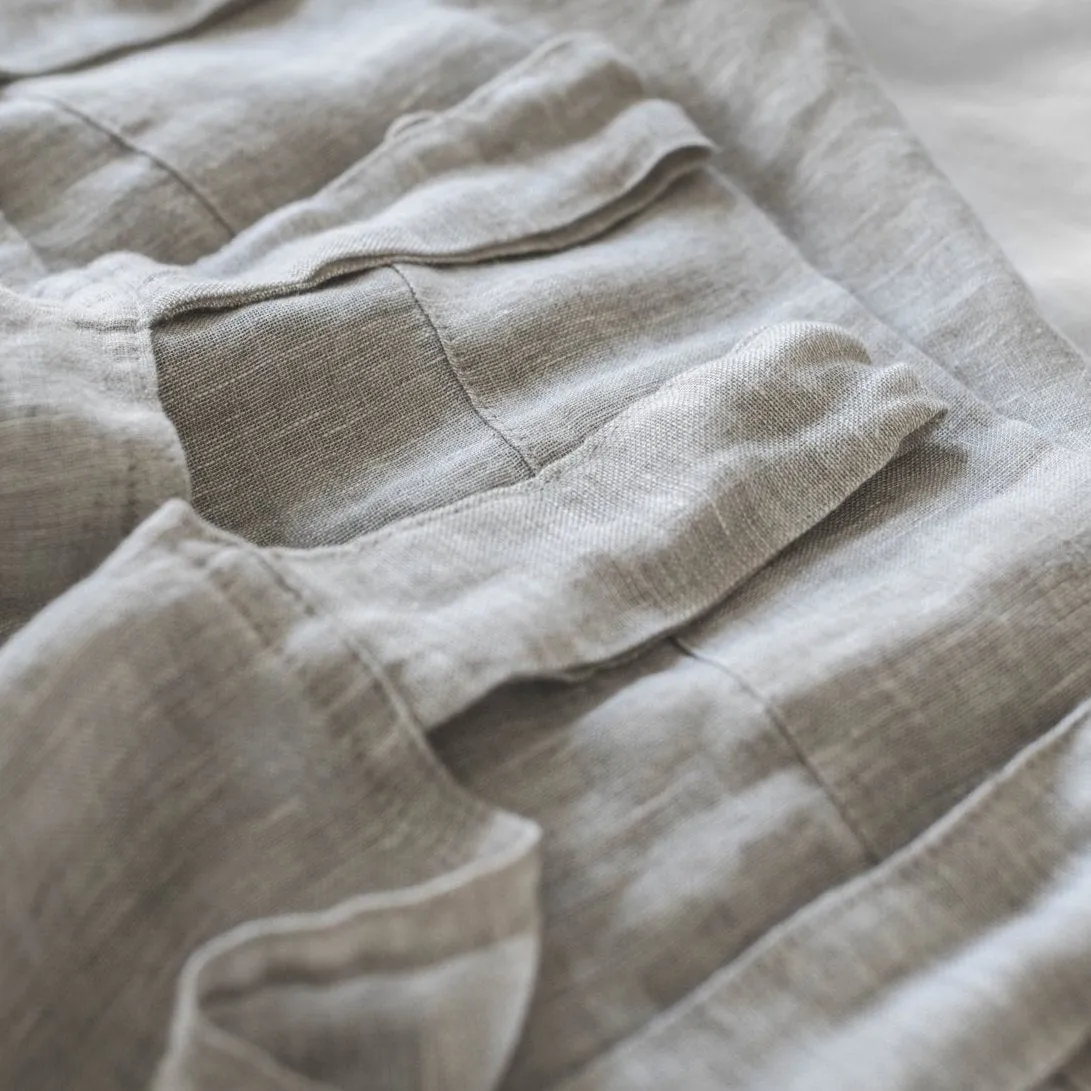 Oatmeal Linen Curtains (Pair)