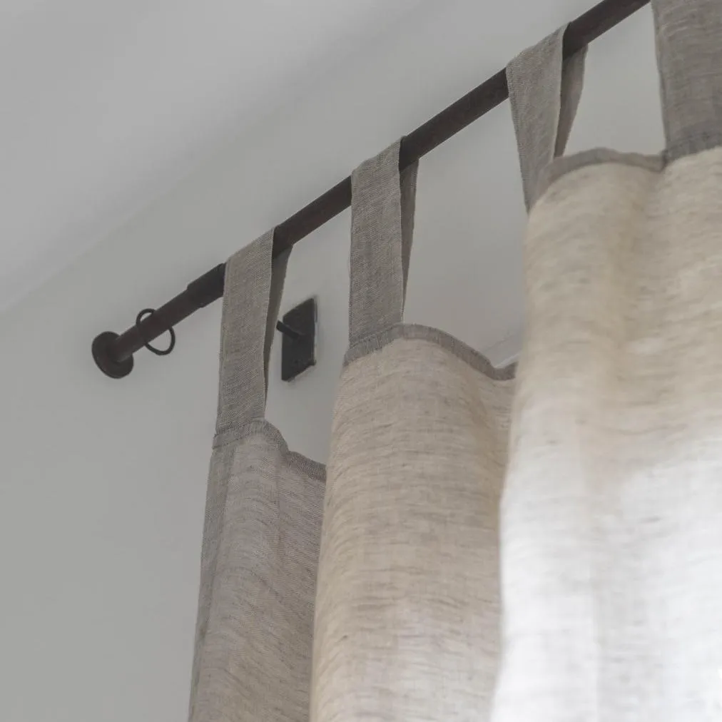 Oatmeal Linen Curtains (Pair)