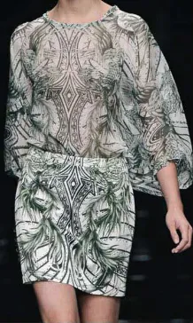 Printed Silk Jacquard