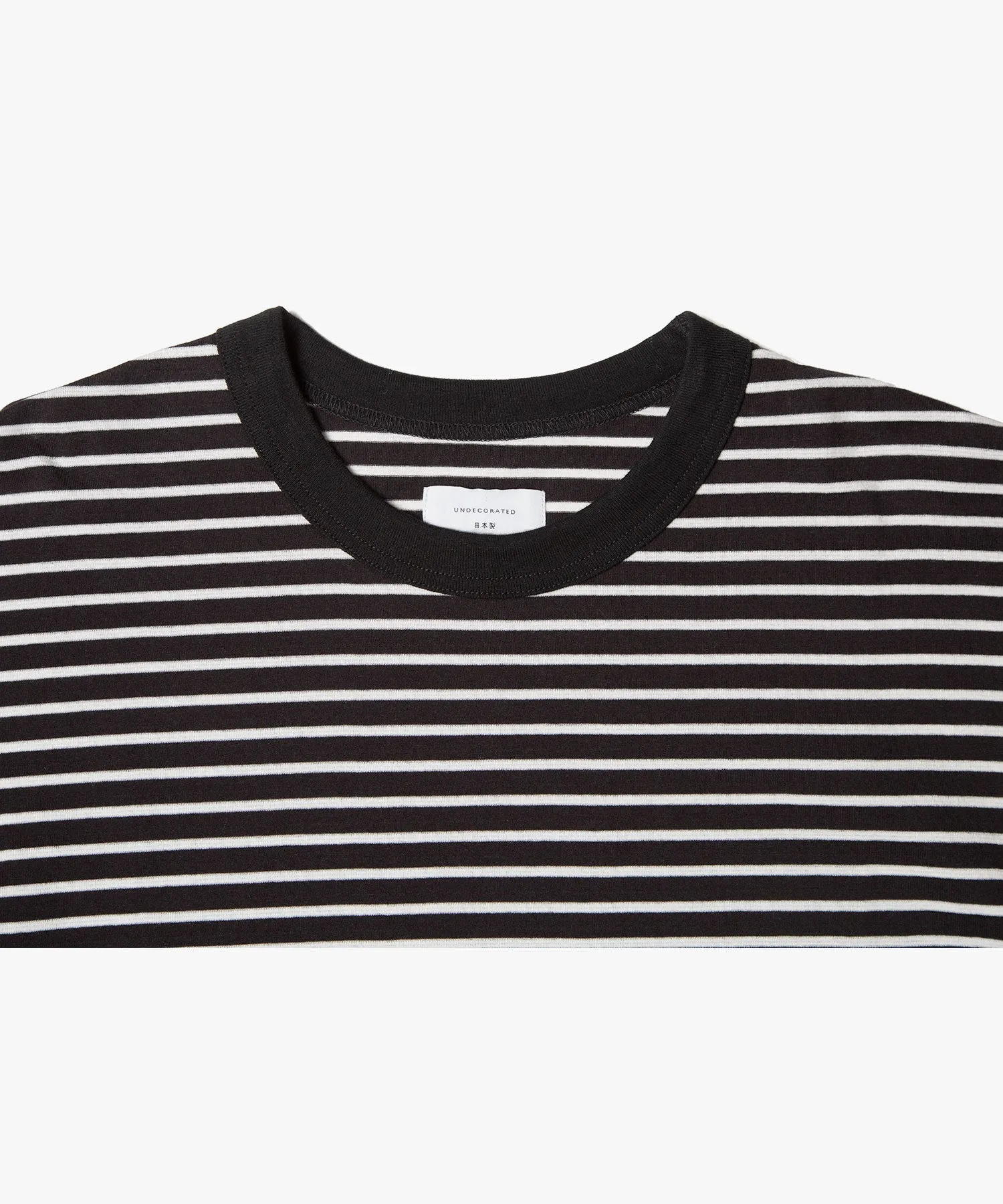 Sheer Border S/S T-Shirt