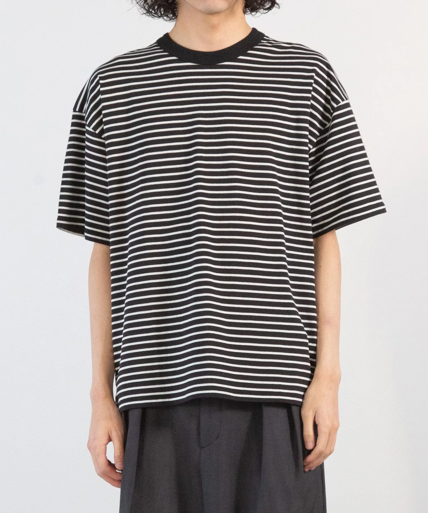 Sheer Border S/S T-Shirt