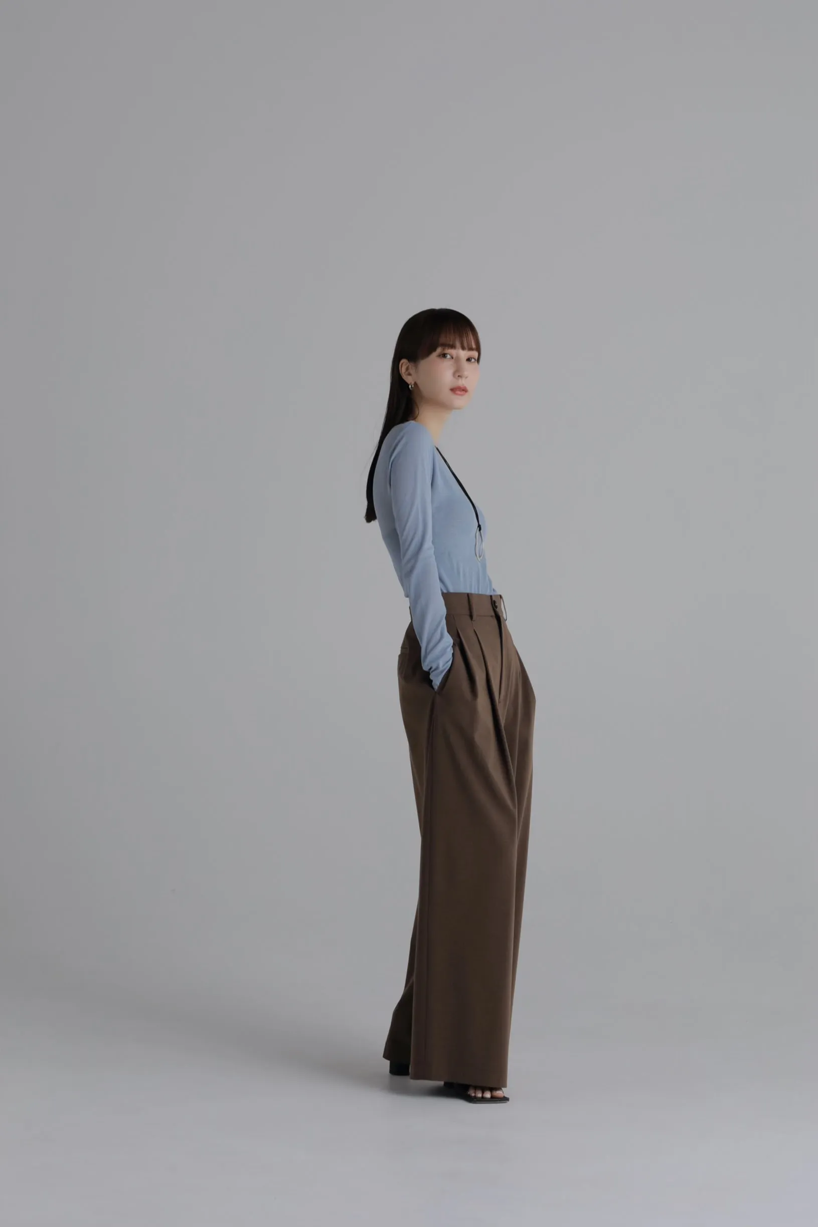 sheer gather tops