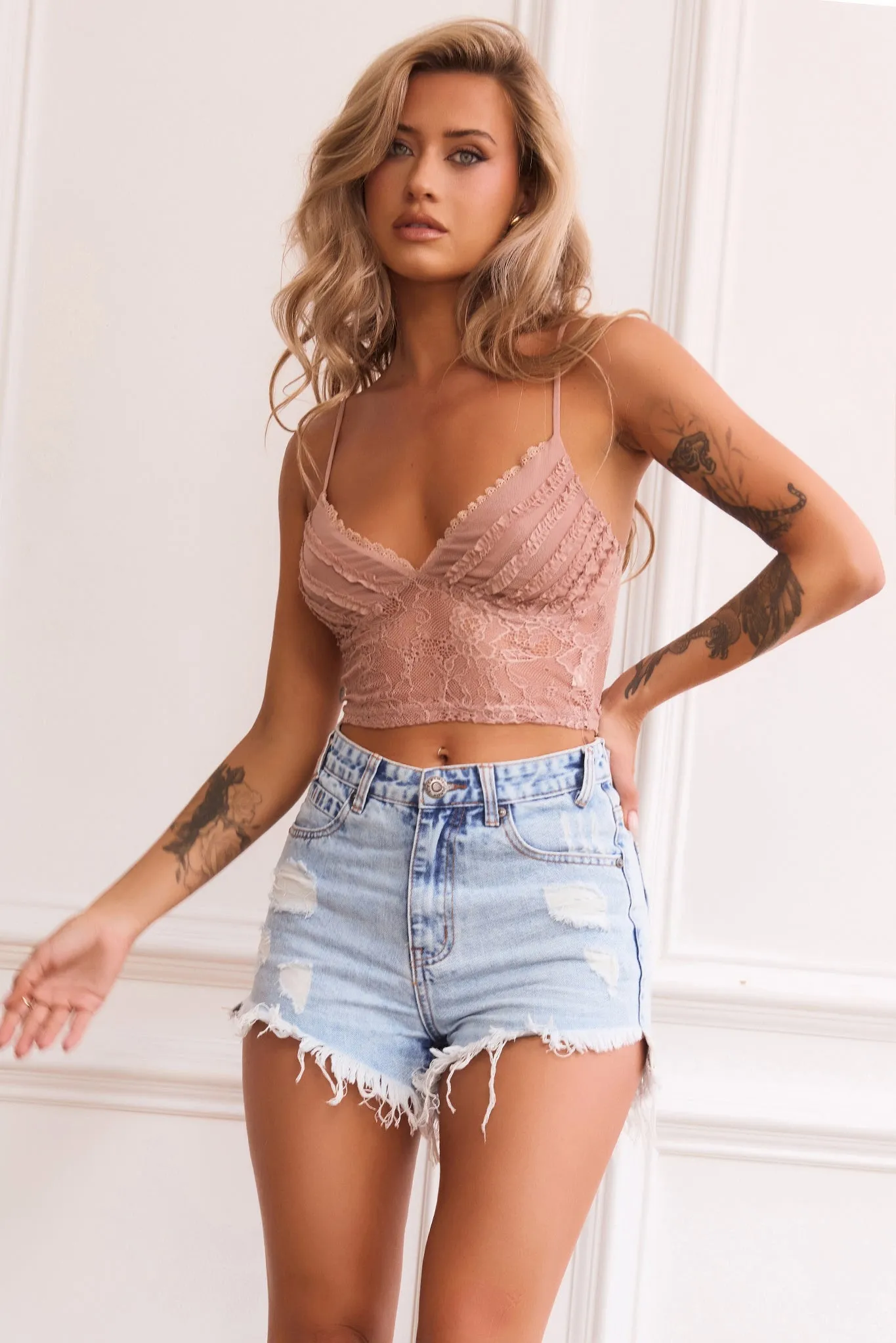 Sheer Luck Top - Mocha