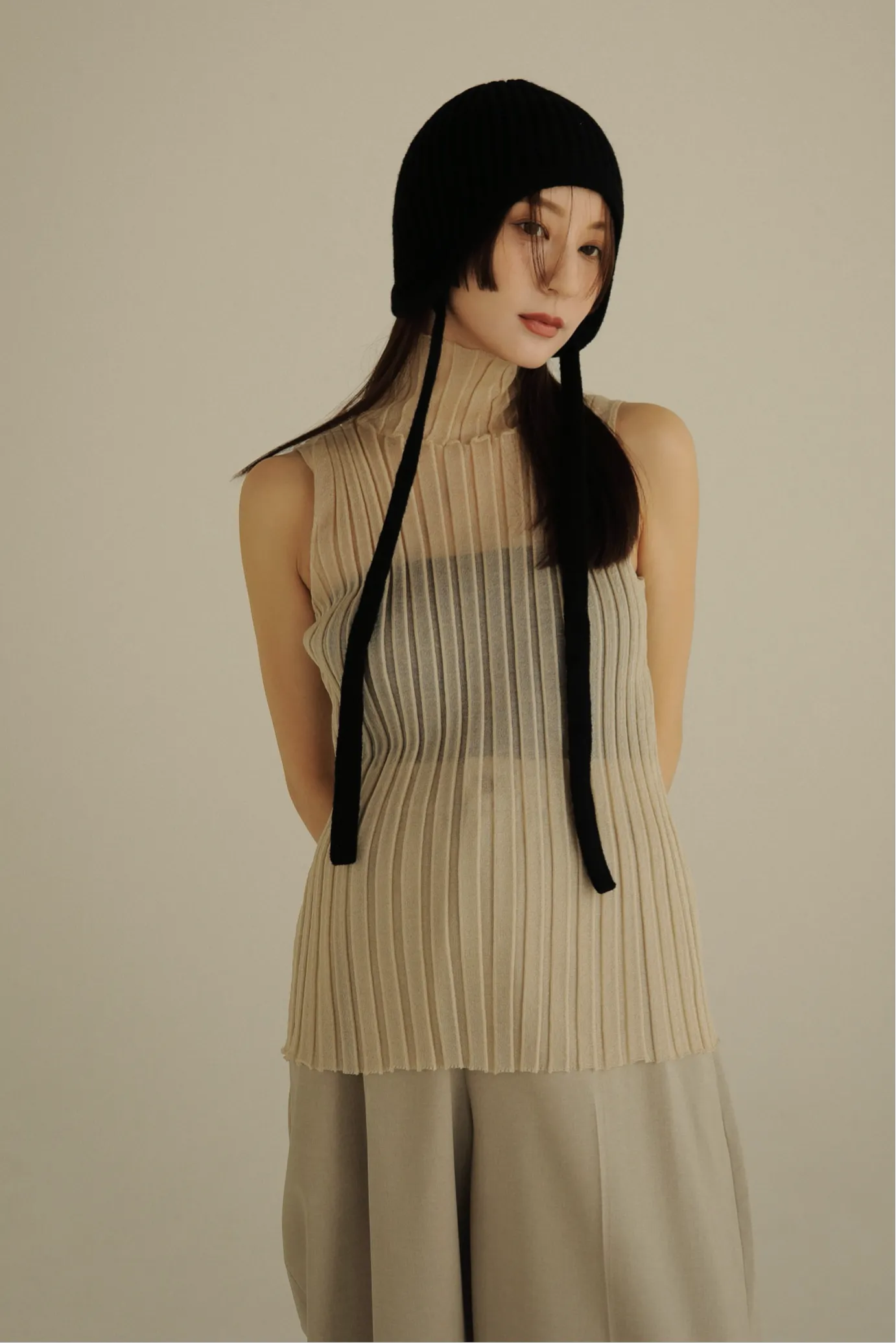 sheer turtleneck tops