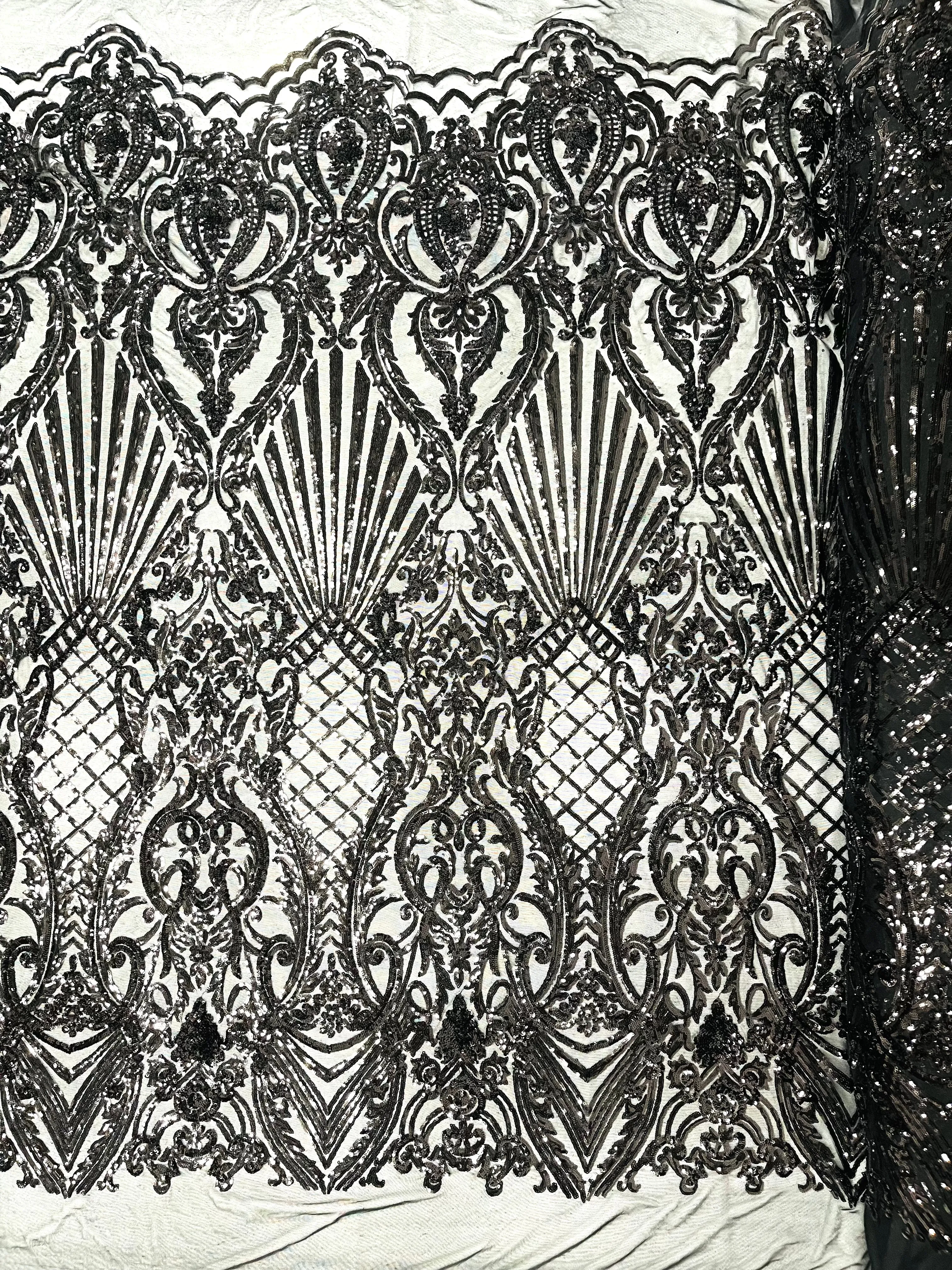 SHELL DAMASK SEQUIN (by the yard)