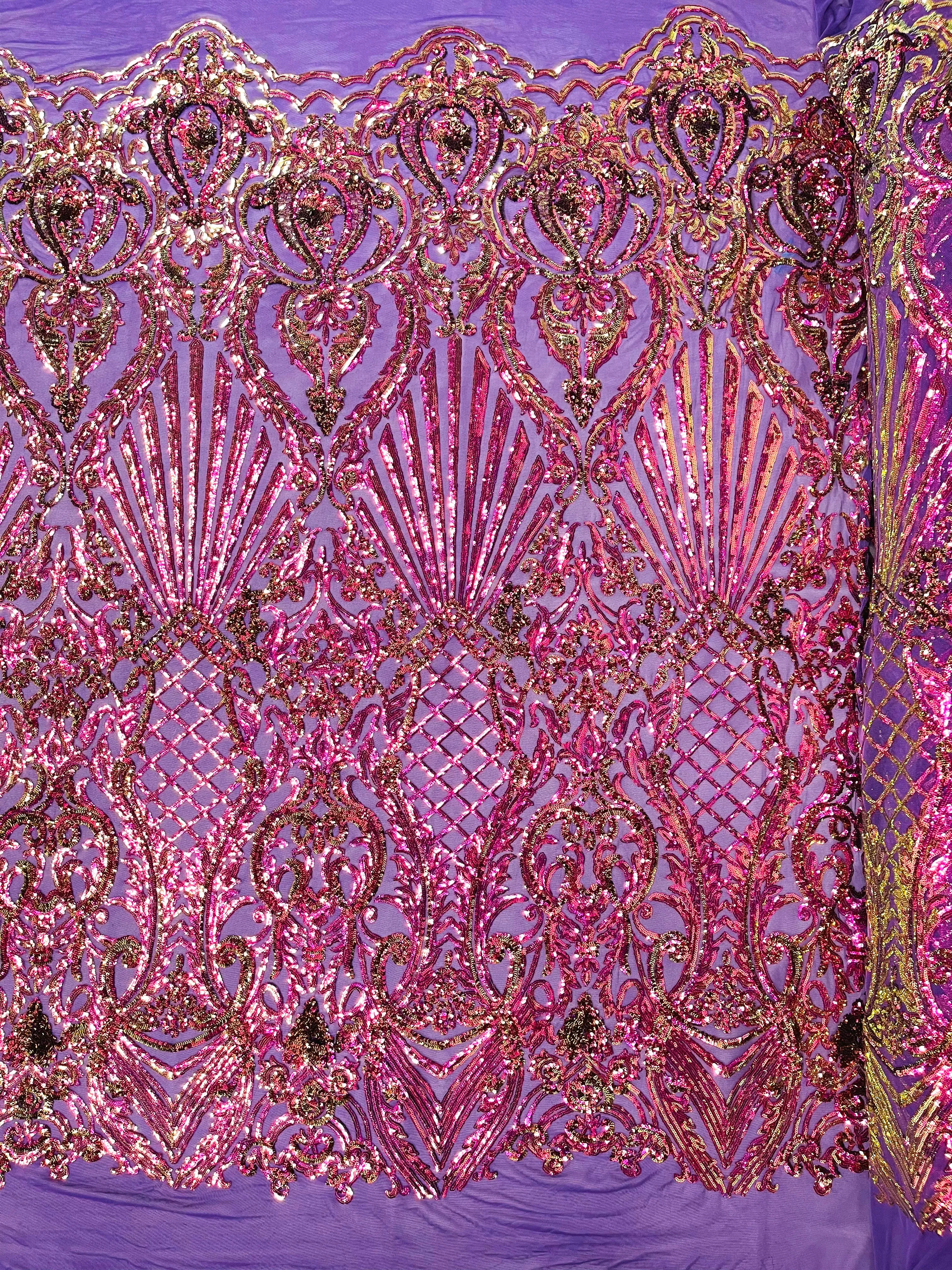 SHELL DAMASK SEQUIN (by the yard)