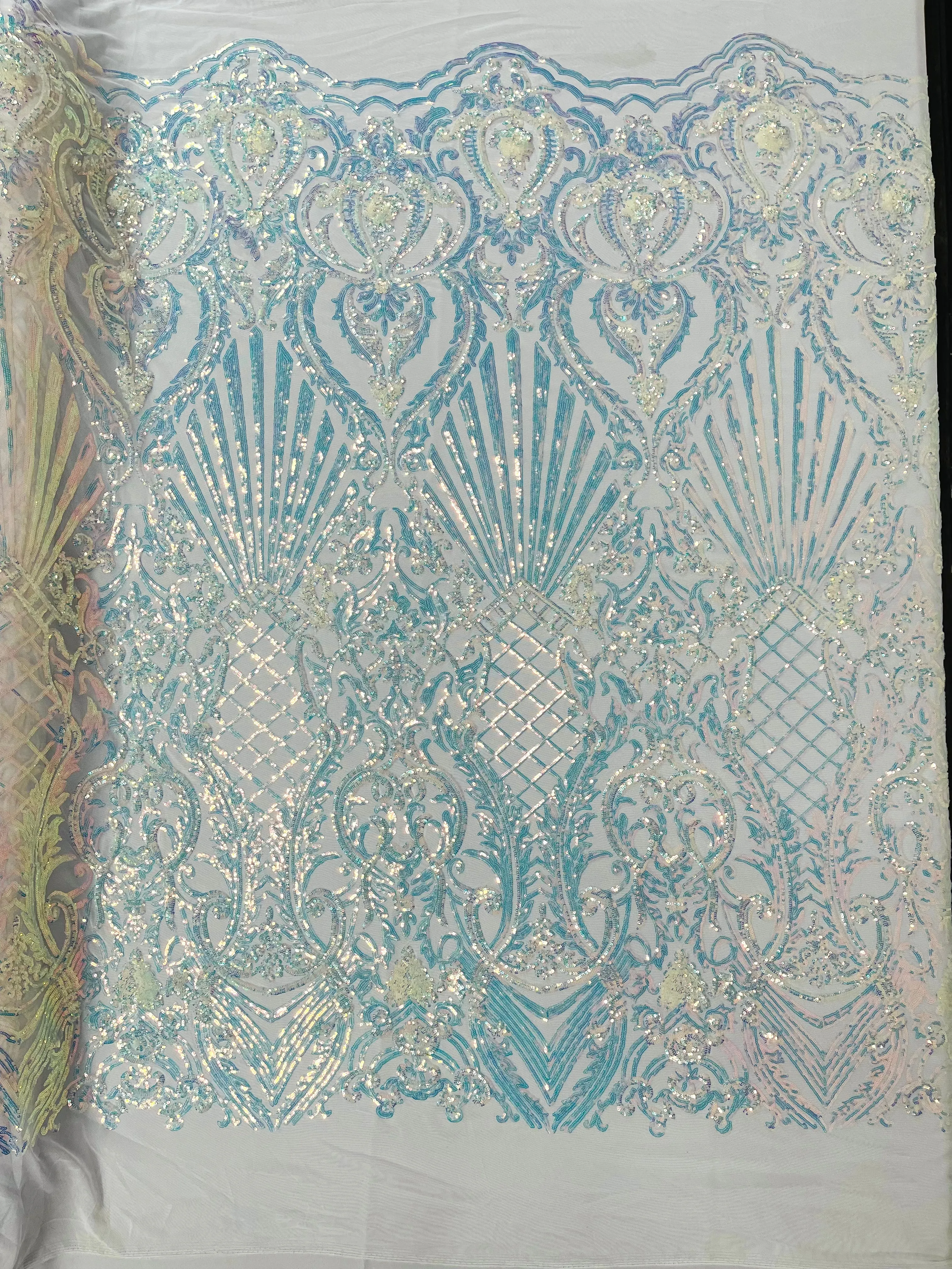 SHELL DAMASK SEQUIN (by the yard)
