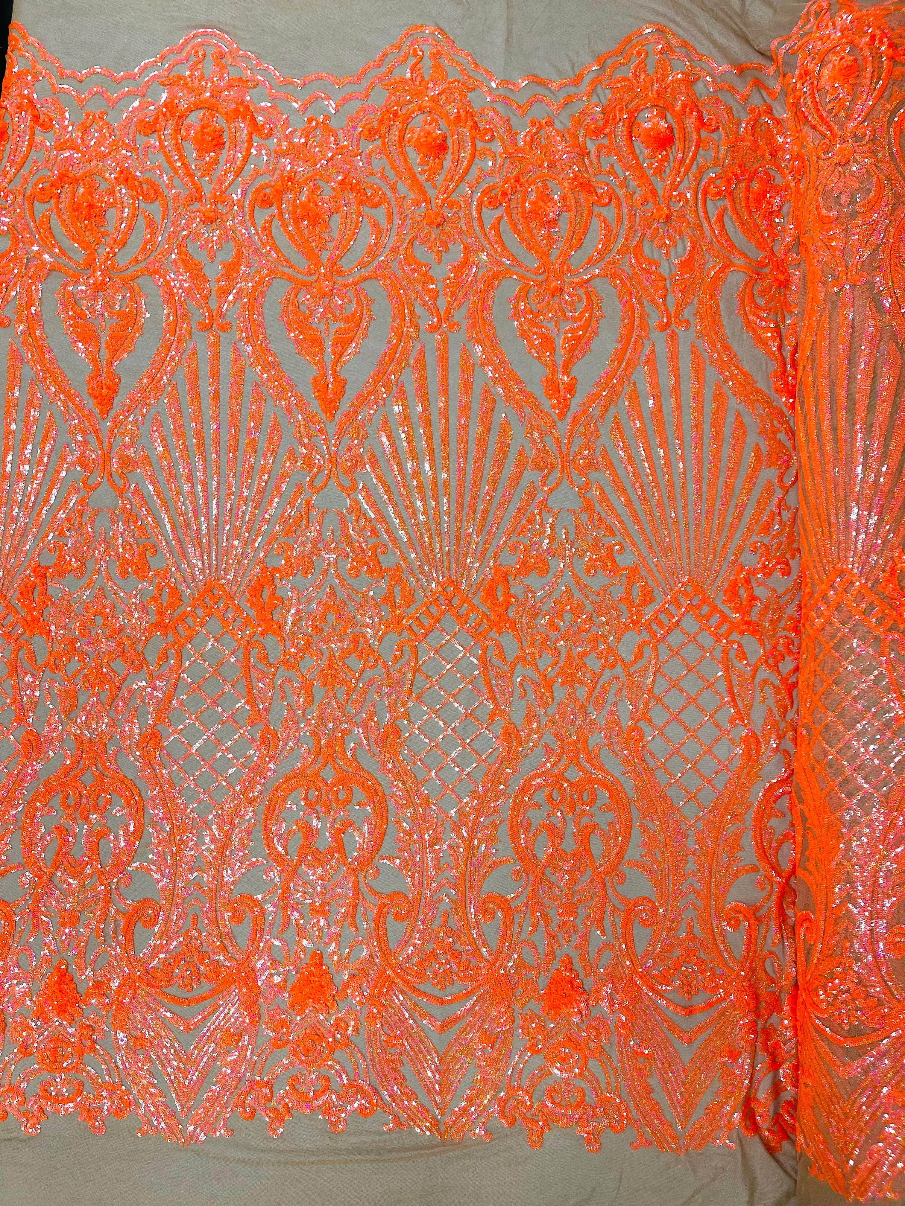 SHELL DAMASK SEQUIN (by the yard)