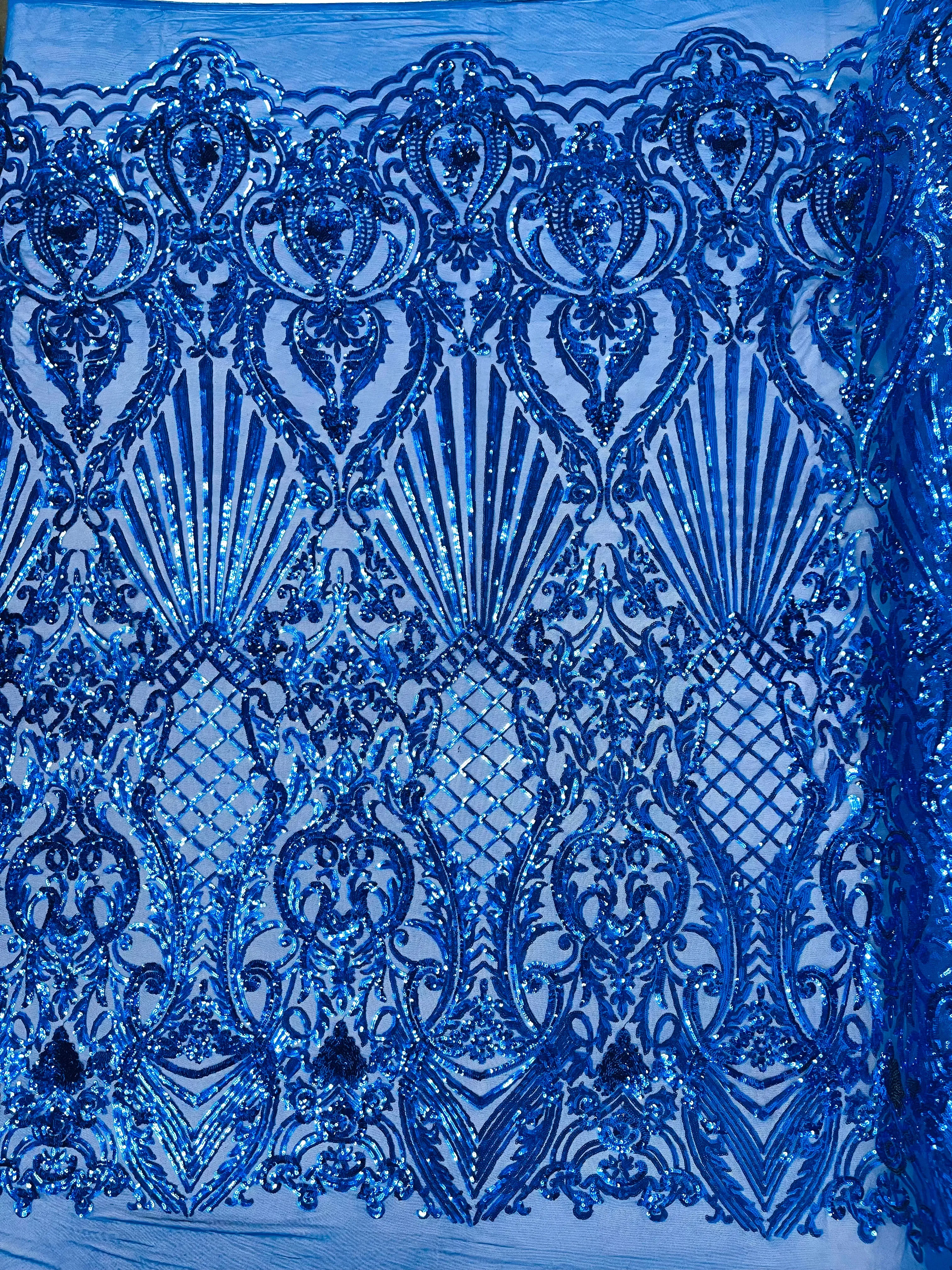 SHELL DAMASK SEQUIN (by the yard)