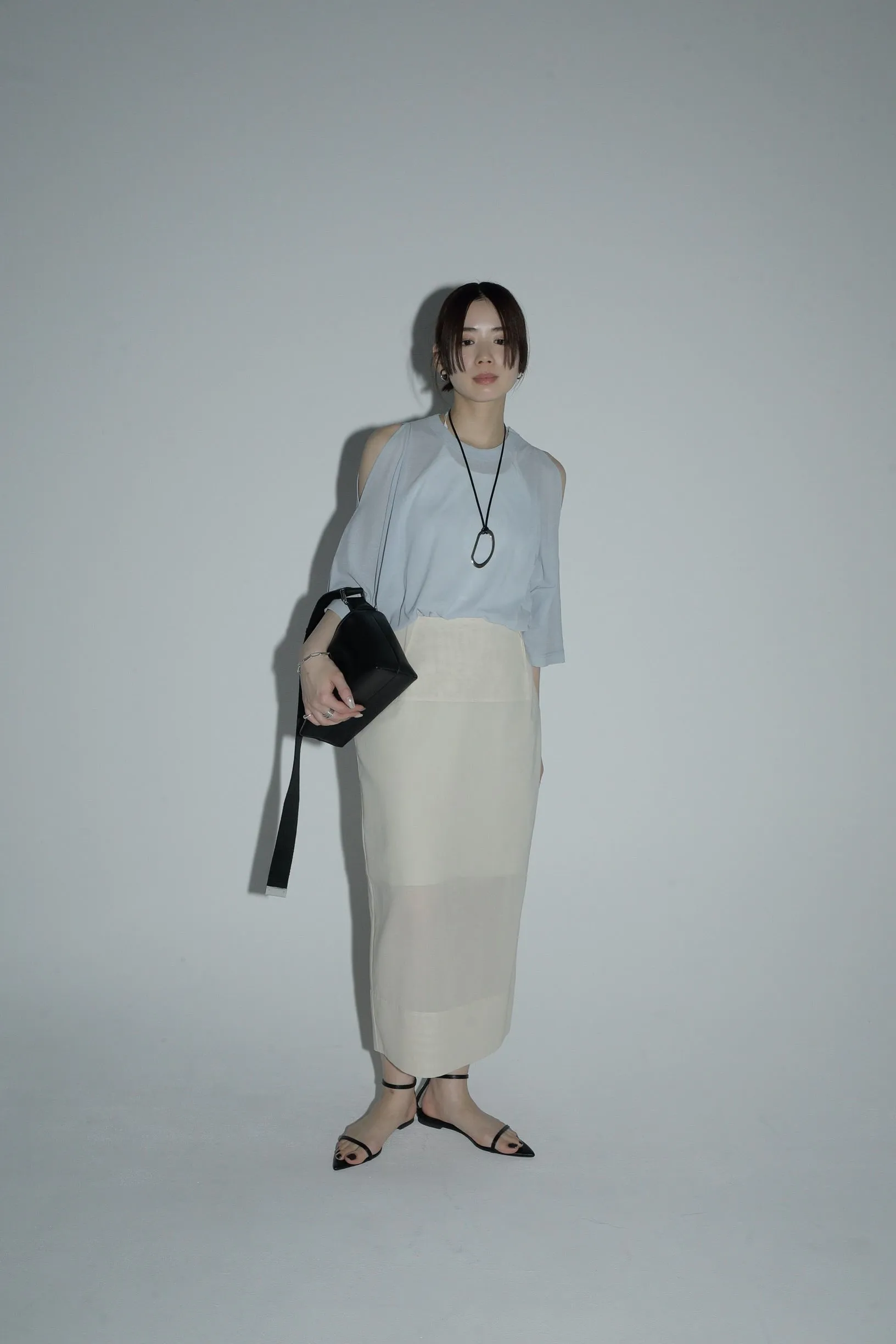 sleeve cut sheer tops