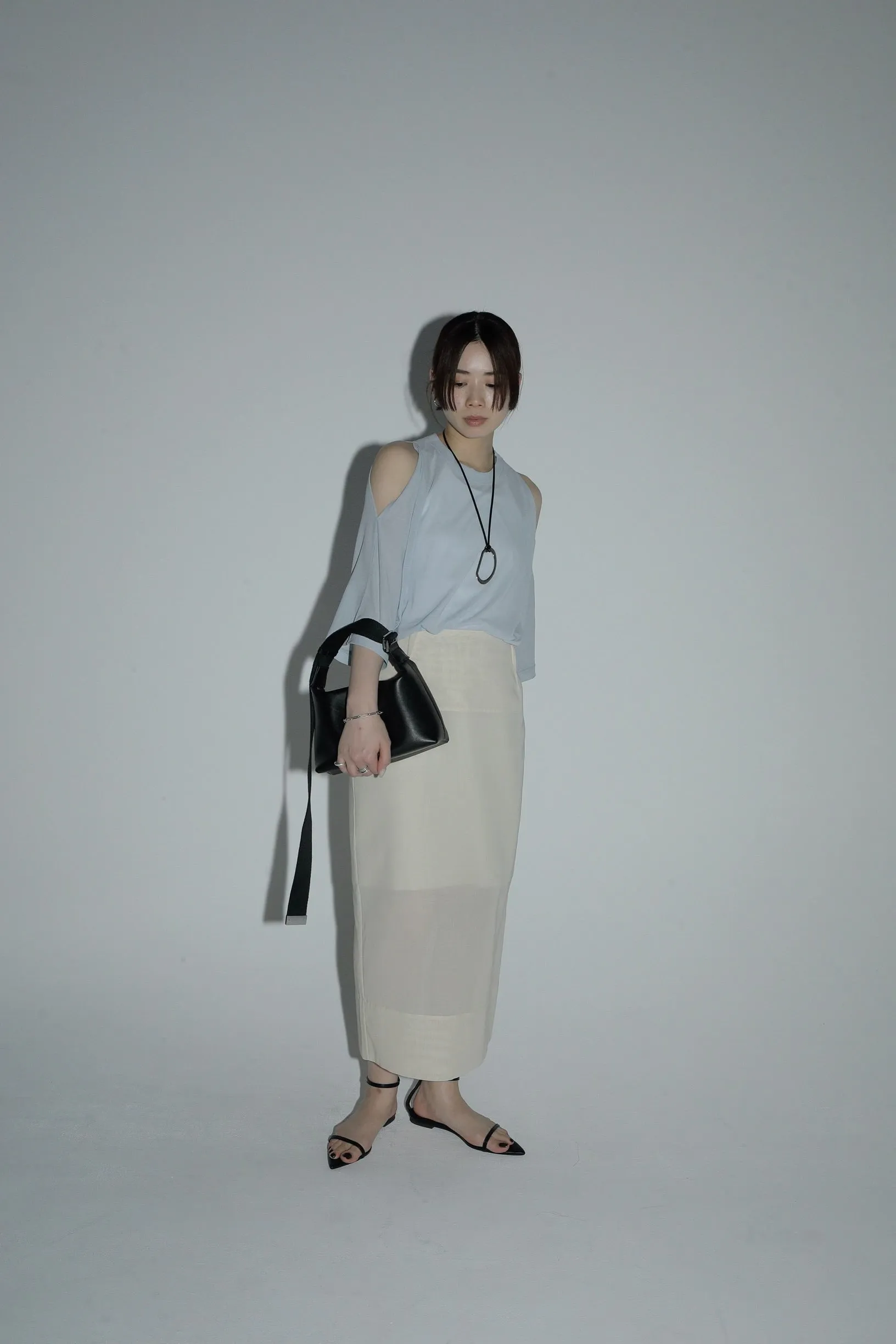 sleeve cut sheer tops