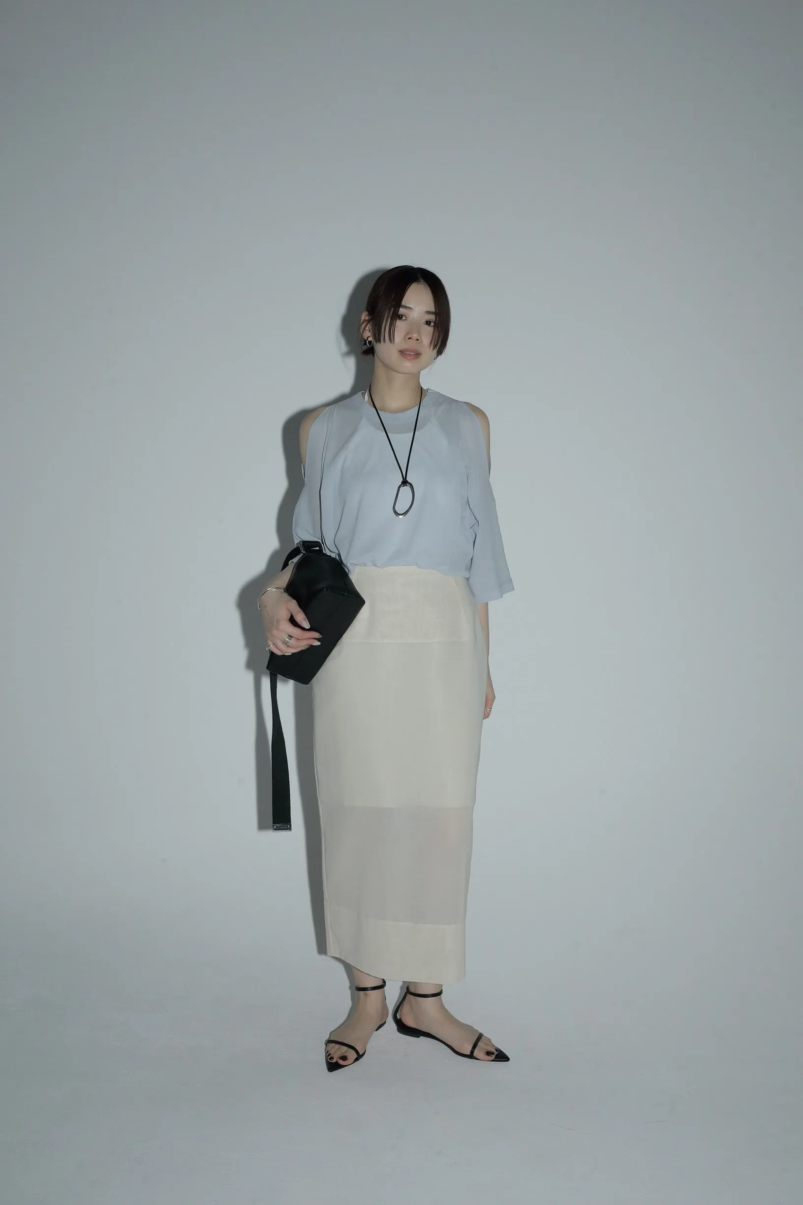 sleeve cut sheer tops