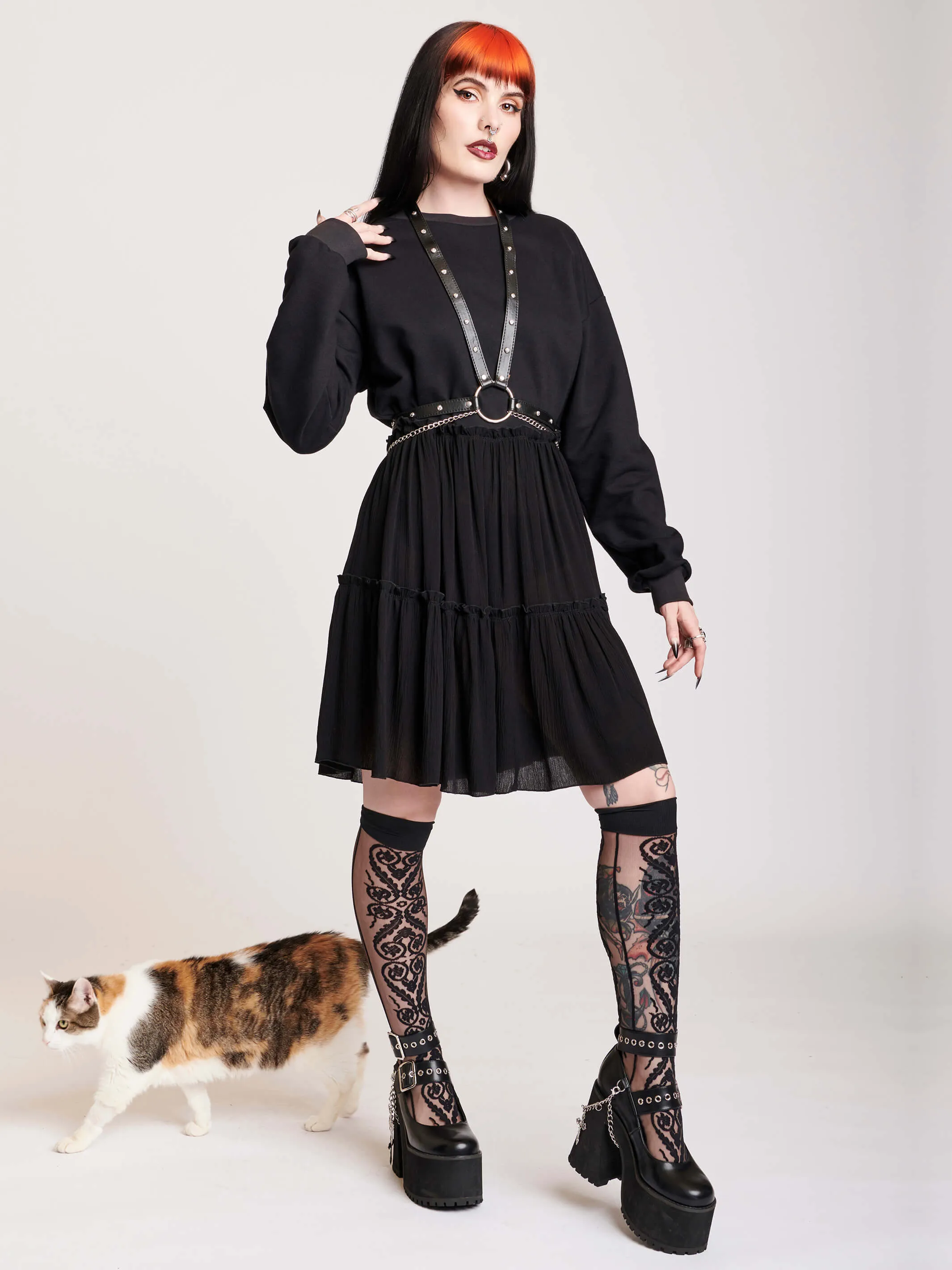 Studded Chain Harness