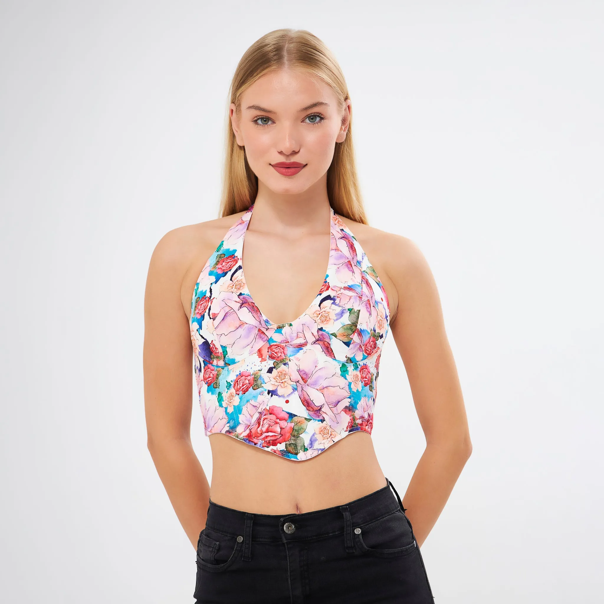 The Ella Halter Neck Corset 1530