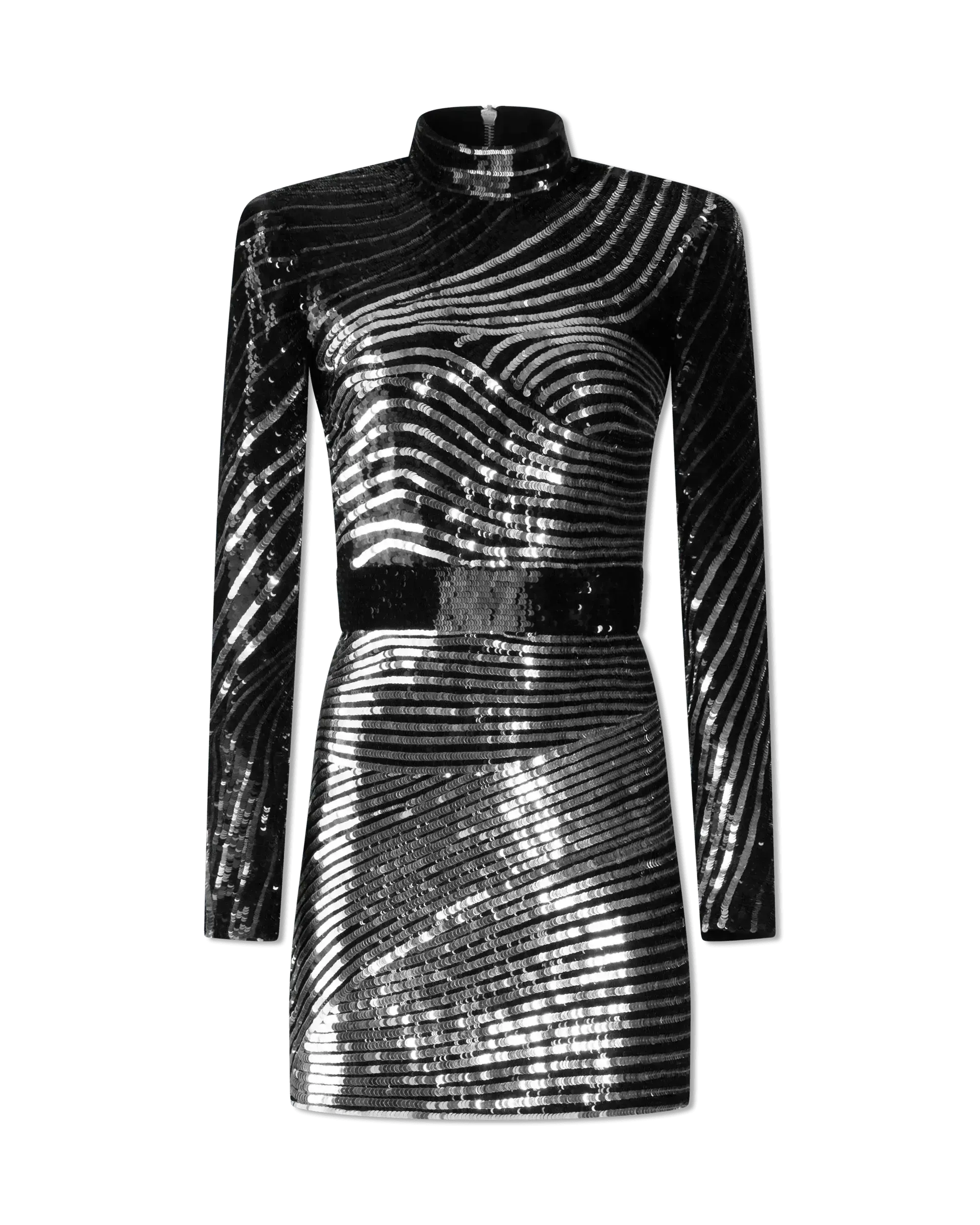 Two-Tone Sequin Dress