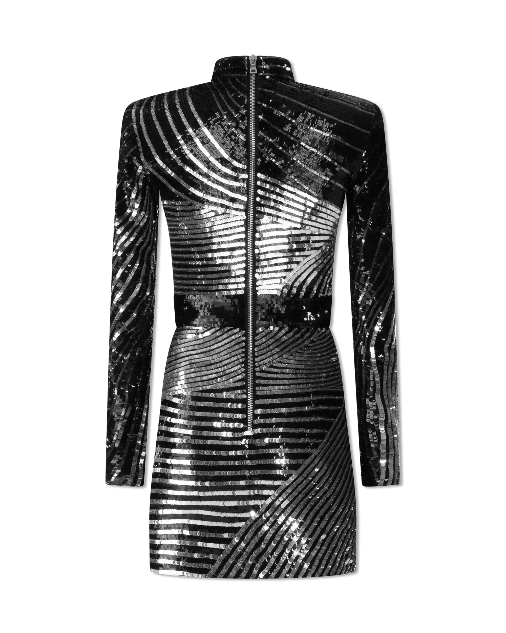 Two-Tone Sequin Dress