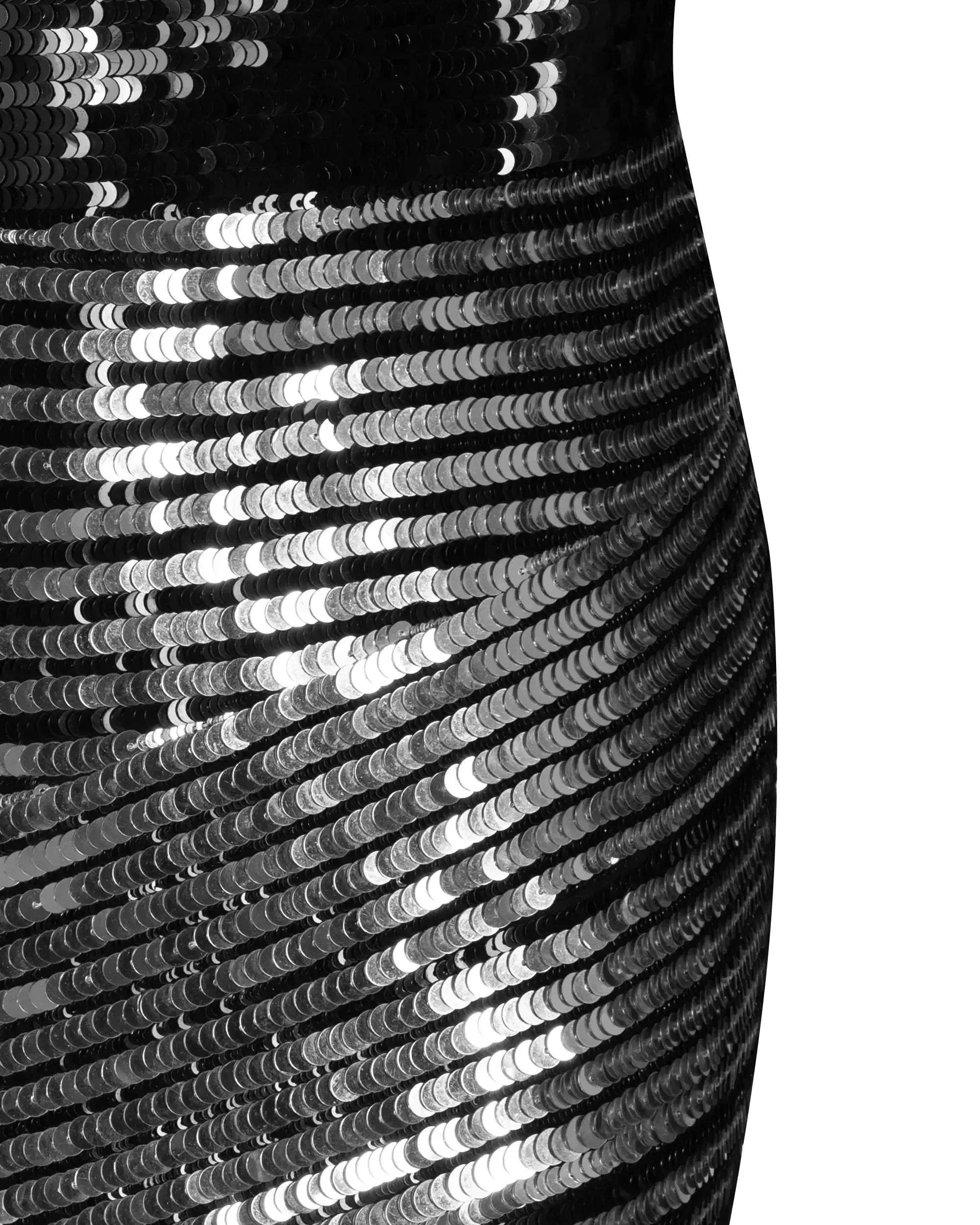 Two-Tone Sequin Dress