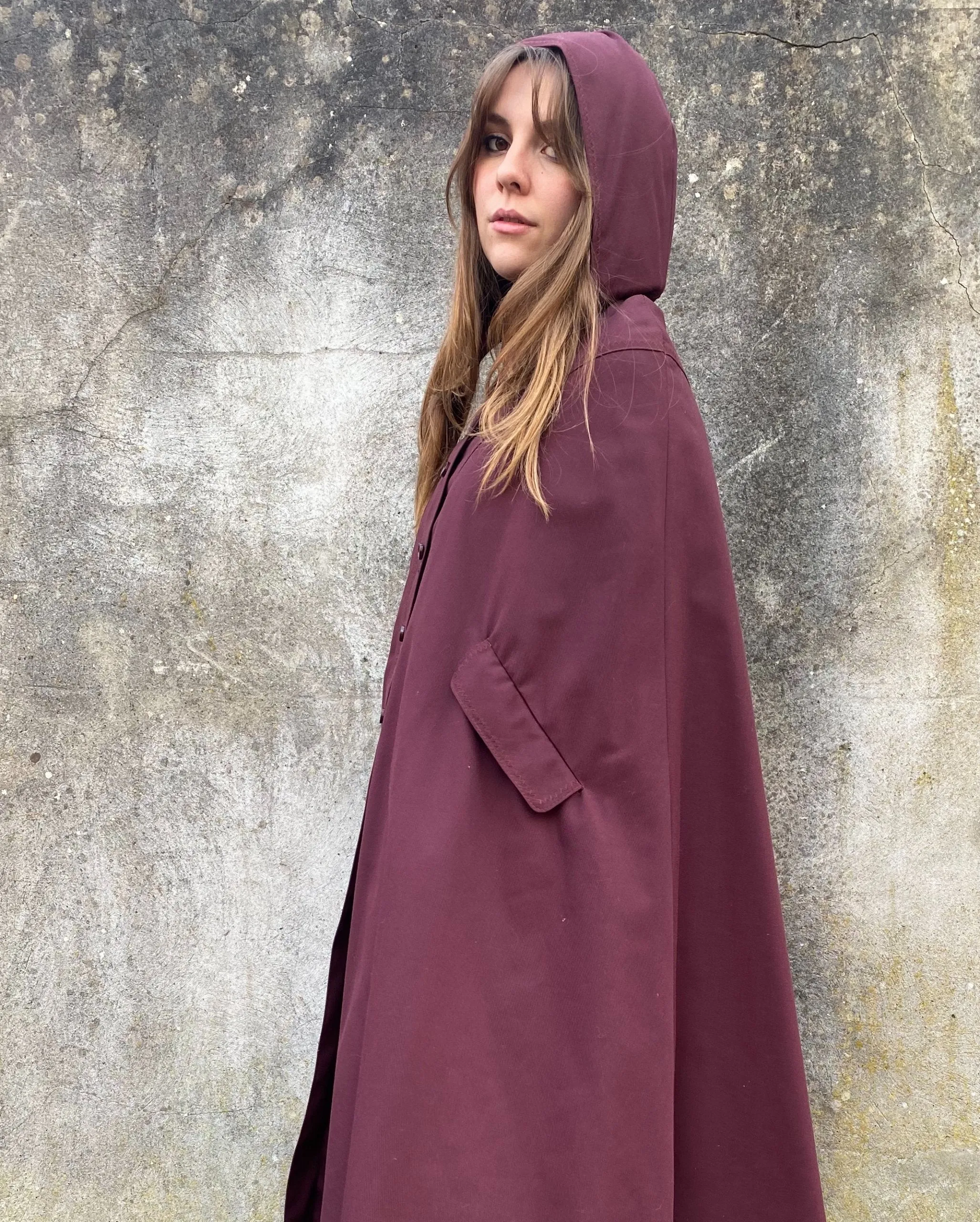 Vibrant Burgundy Margit Bradt Cape