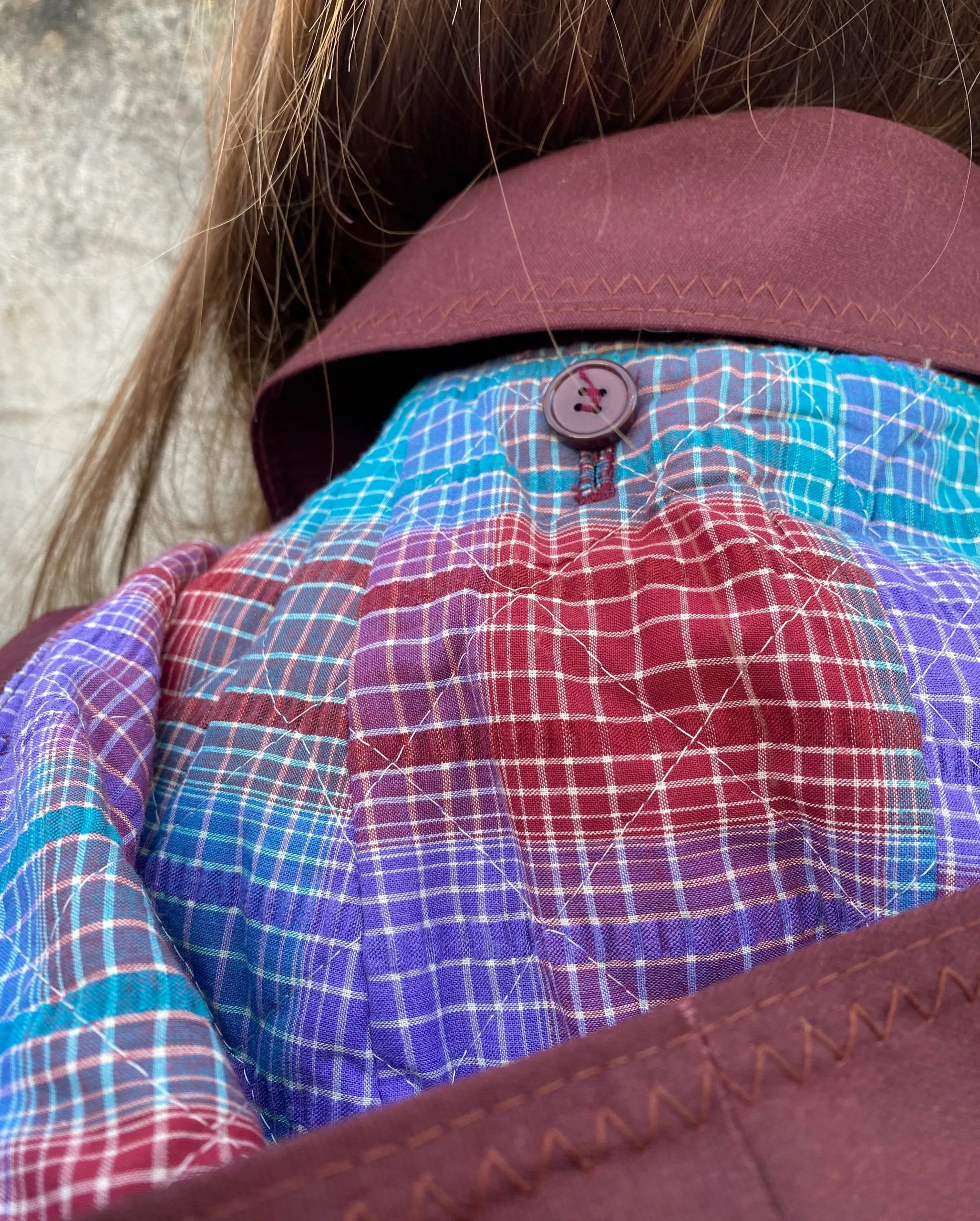 Vibrant Burgundy Margit Bradt Cape