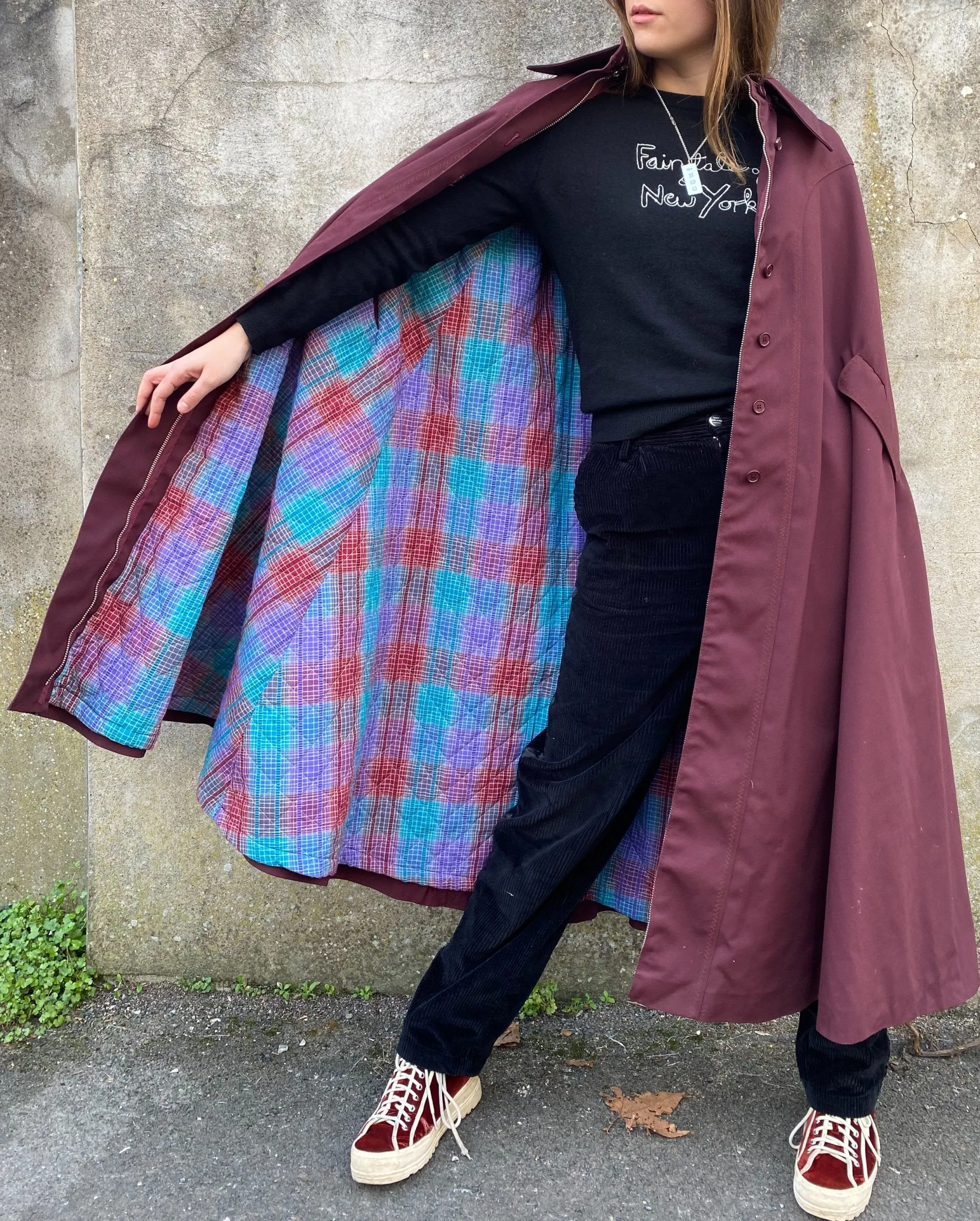 Vibrant Burgundy Margit Bradt Cape